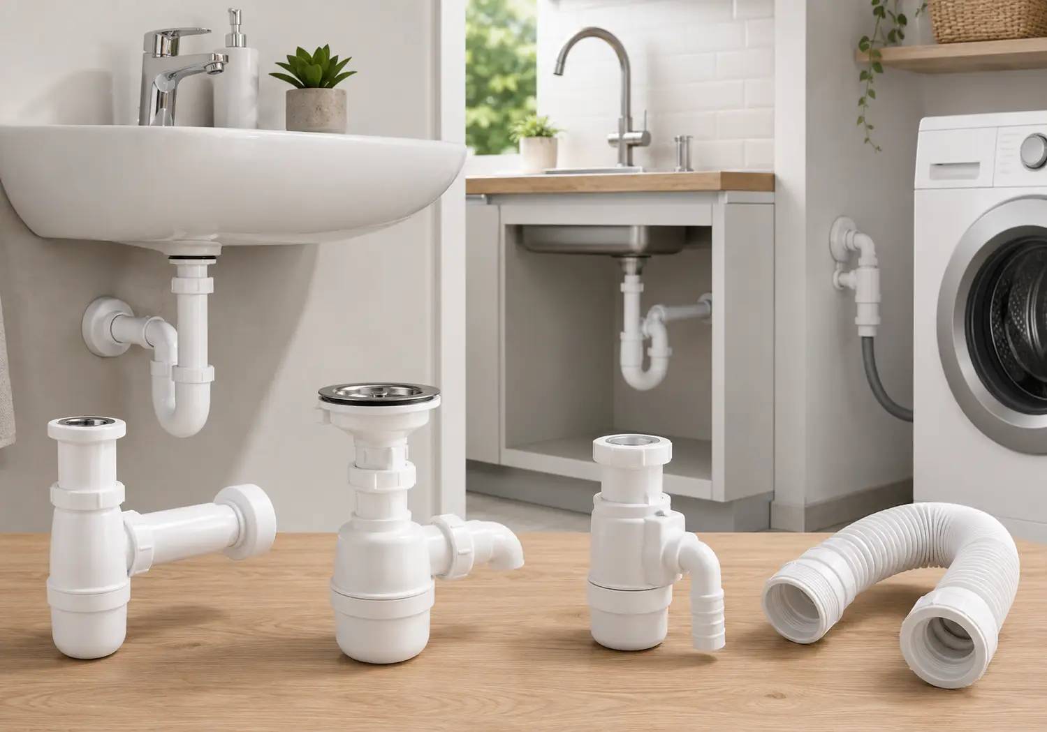 Sifony a odpadní příslušenství Plast Brno